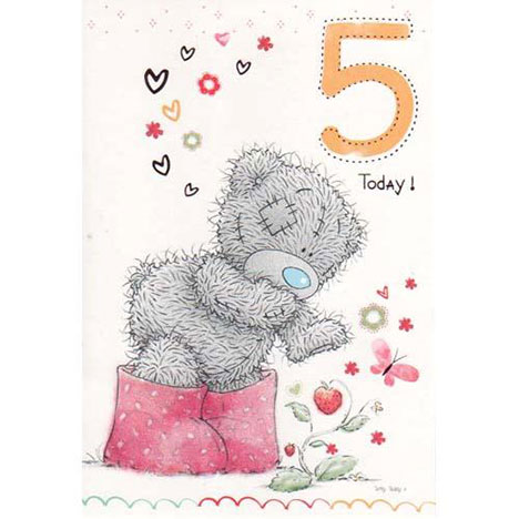 5th Birthday Me to You Bear Card £1.50